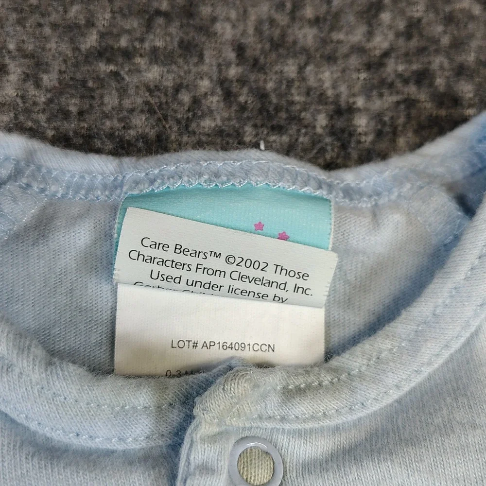 Vtg Care bears one piece 0/3 months